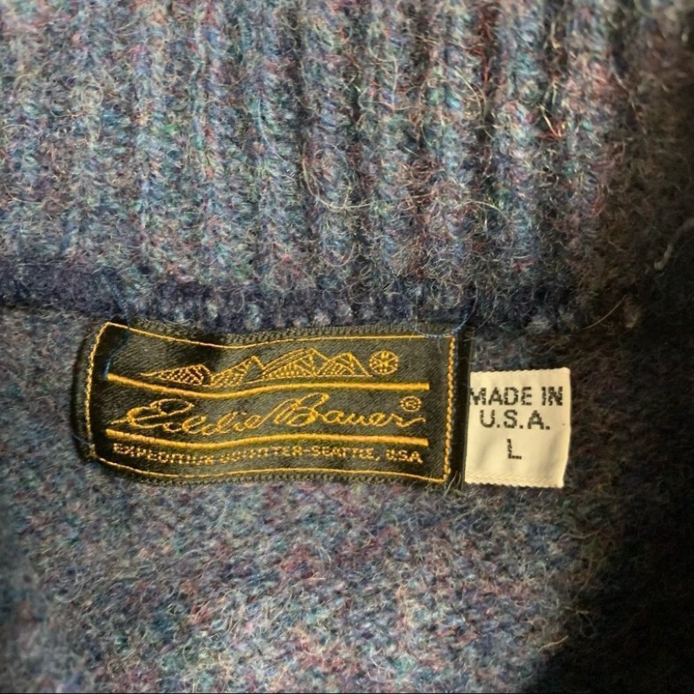 Vintage Wool Eddie Bauer Vest Size Large - Picture 3 of 9